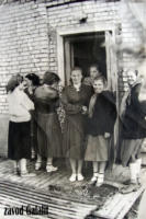 Пос. Главмосстроя, 1957-58 г. У общежития, зап. выход